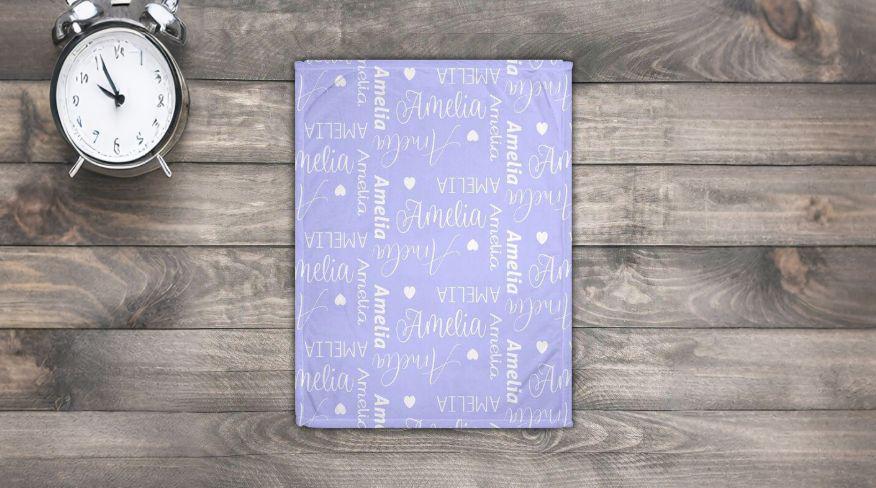 Kids Name Blanket - Personalized Cozy Gift for Your Little One