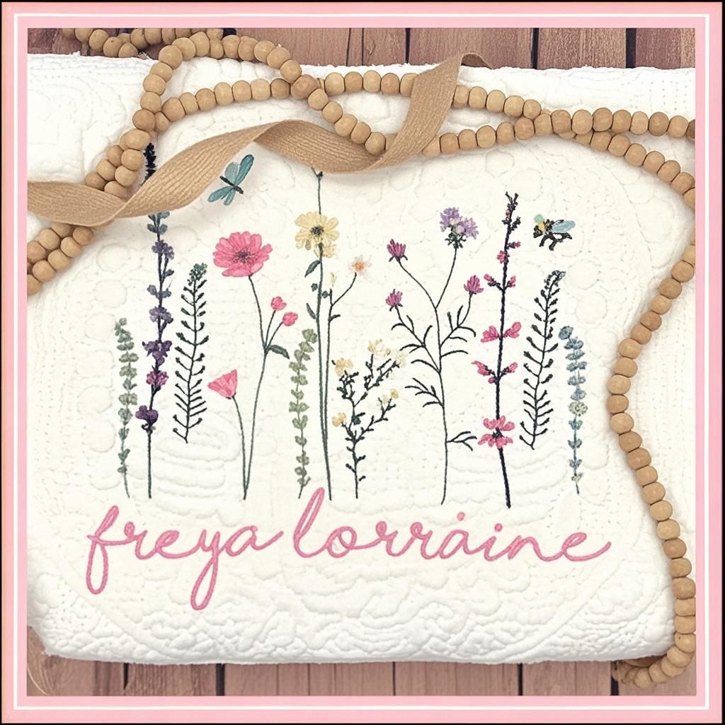 Handmade Baby Quilt - Personalized Heirloom Keepsake for Your Little One, Perfect for Baby Showers