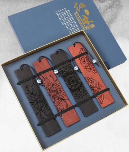 Boho Mandala Bookmarks Set of 4 - Stylish Book Markers for Men, Women, and Book Lovers, Perfect for Gifts