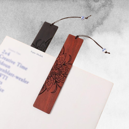 Boho Mandala Bookmarks Set of 4 - Stylish Book Markers for Men, Women, and Book Lovers, Perfect for Gifts