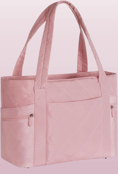 Nursing Tote Bag for Women – 17” Large Nurse Work Bag with Laptop Compartment