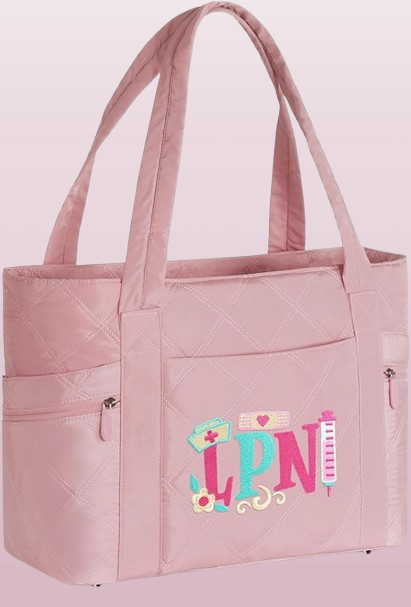 Nursing Tote Bag for Women – 17” Large Nurse Work Bag with Laptop Compartment