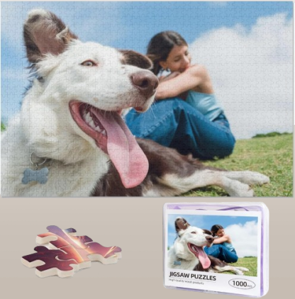 Custom Photo Puzzle - Create Your Own 1000-Piece Jigsaw with Your Favorite Image | Unique DIY Gift for Christmas, Birthdays, Anniversaries & Weddings