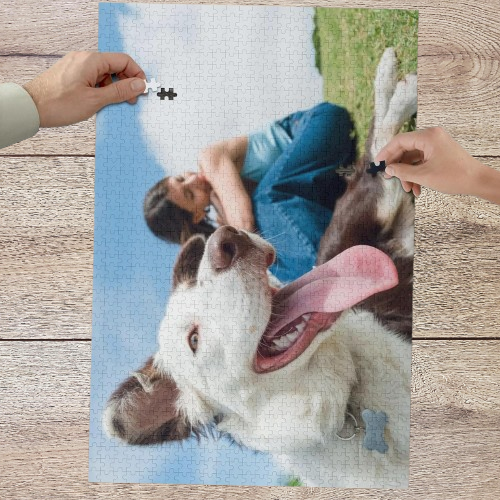 Custom Photo Puzzle - Create Your Own 1000-Piece Jigsaw with Your Favorite Image | Unique DIY Gift for Christmas, Birthdays, Anniversaries & Weddings