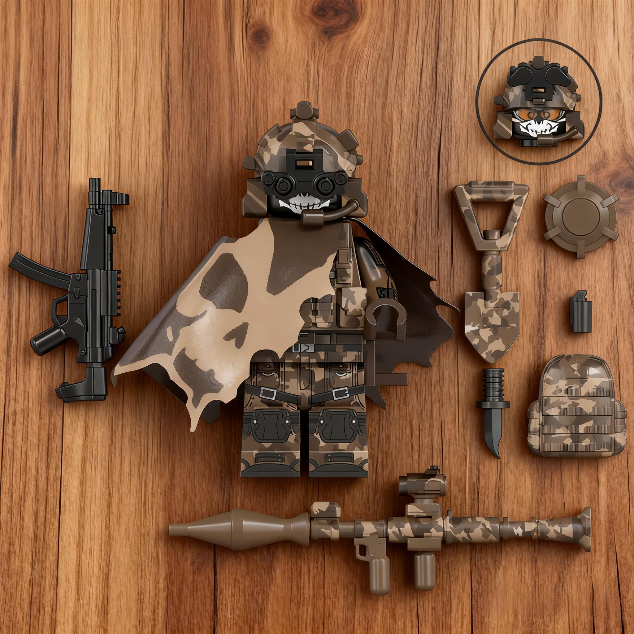 🗡️Elite Tactical Mini Soldier – Military Action Brick Figure Set