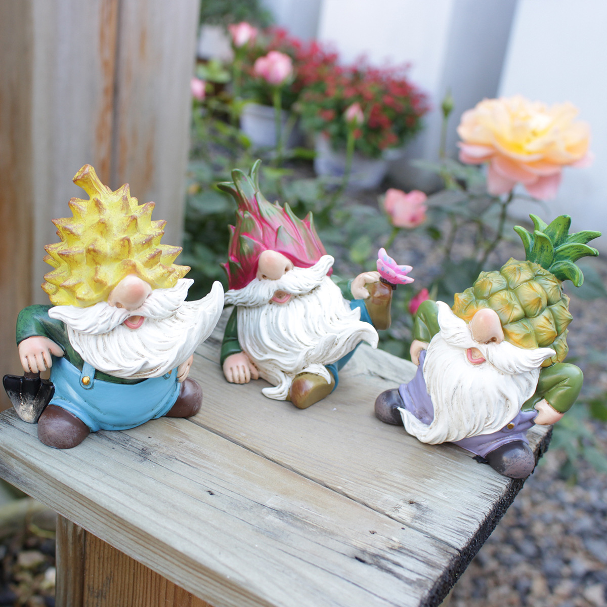 🍍Whimsical Fruit Gnome Figurines