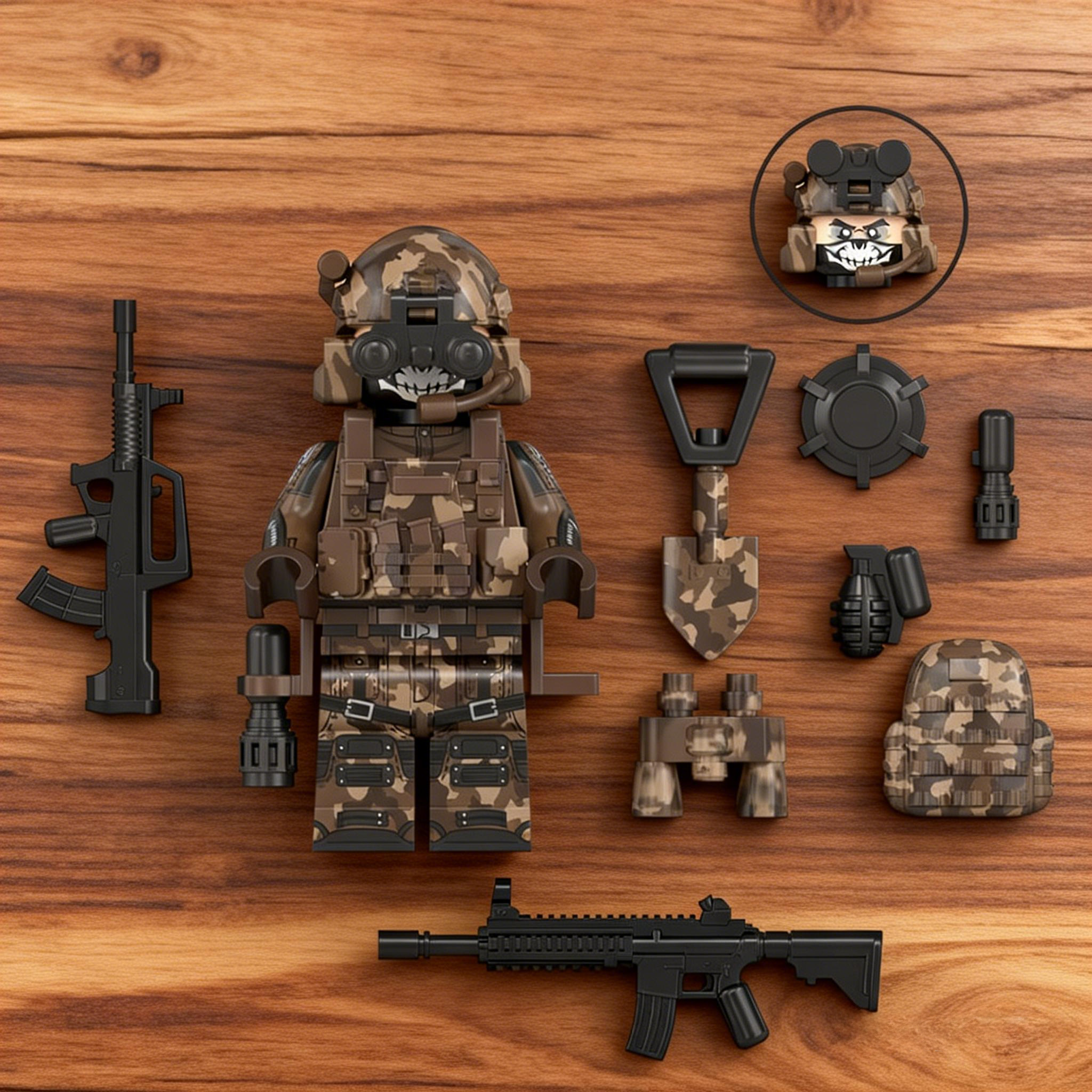 🗡️Elite Tactical Mini Soldier – Military Action Brick Figure Set