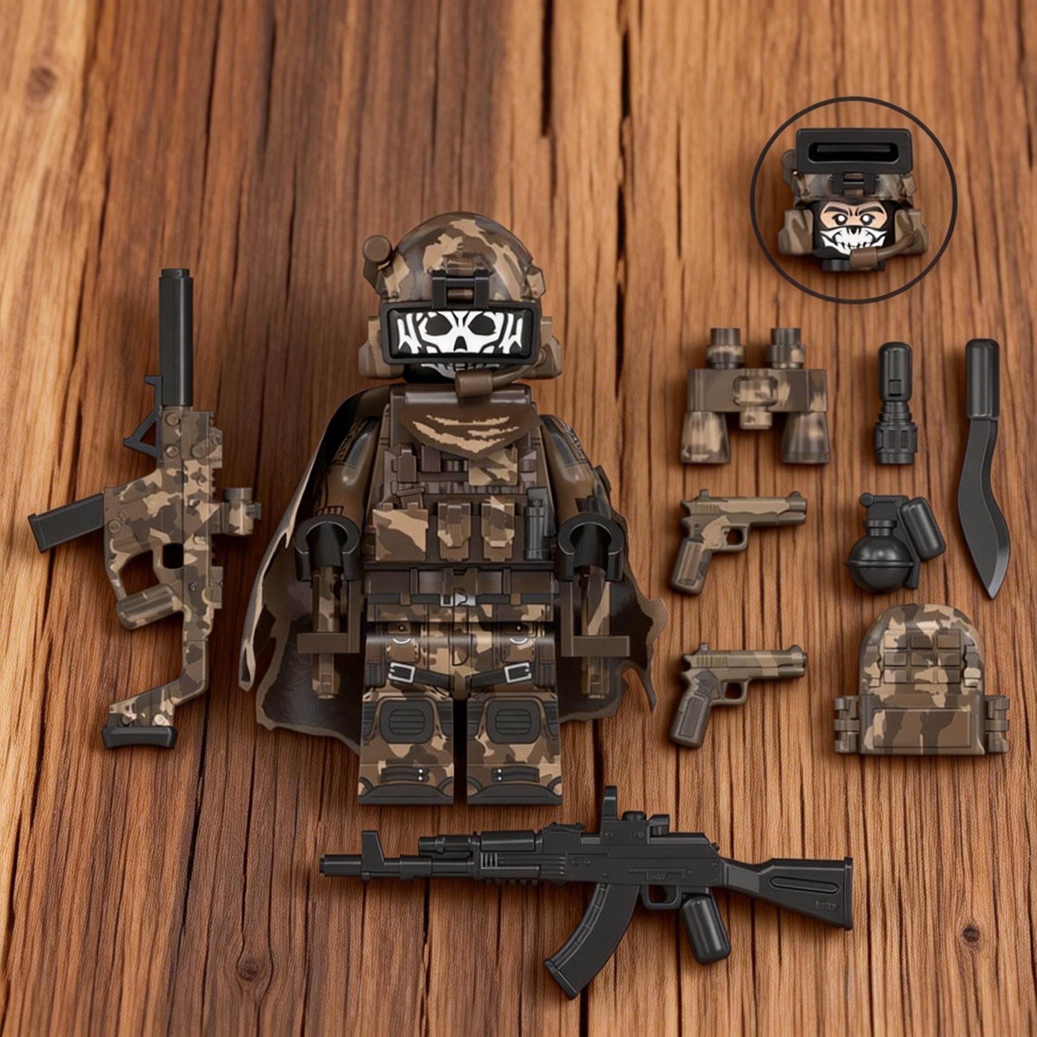 🗡️Elite Tactical Mini Soldier – Military Action Brick Figure Set