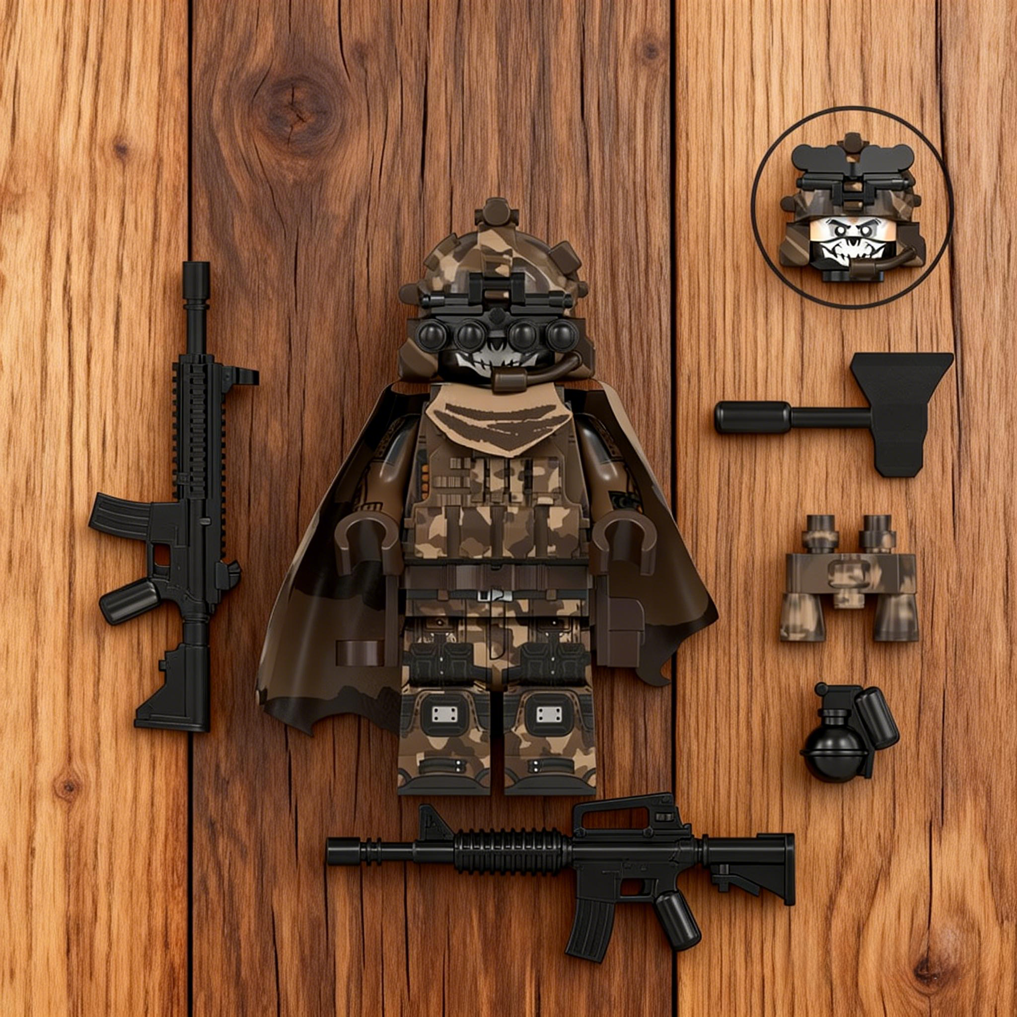 🗡️Elite Tactical Mini Soldier – Military Action Brick Figure Set