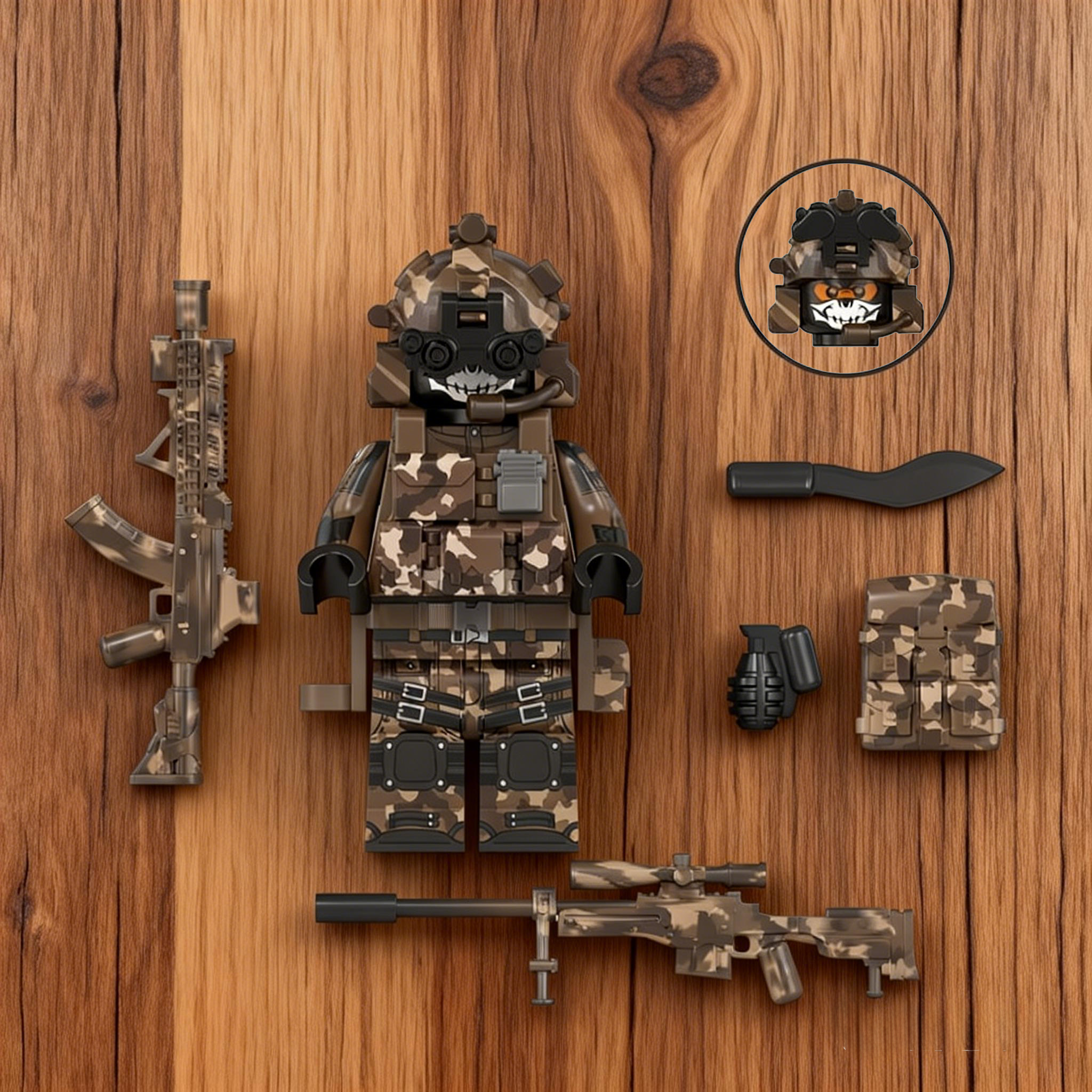 🗡️Elite Tactical Mini Soldier – Military Action Brick Figure Set