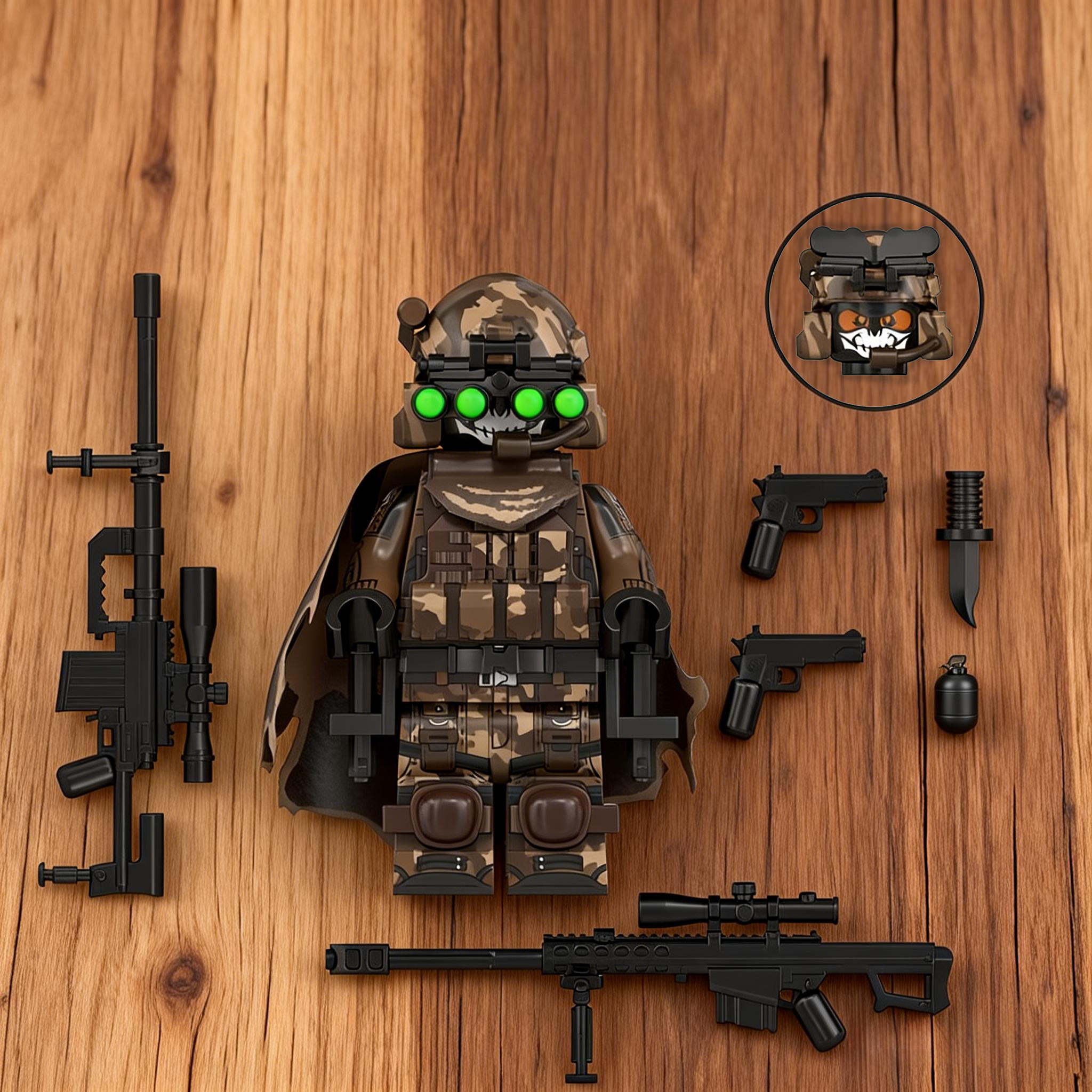🗡️Elite Tactical Mini Soldier – Military Action Brick Figure Set