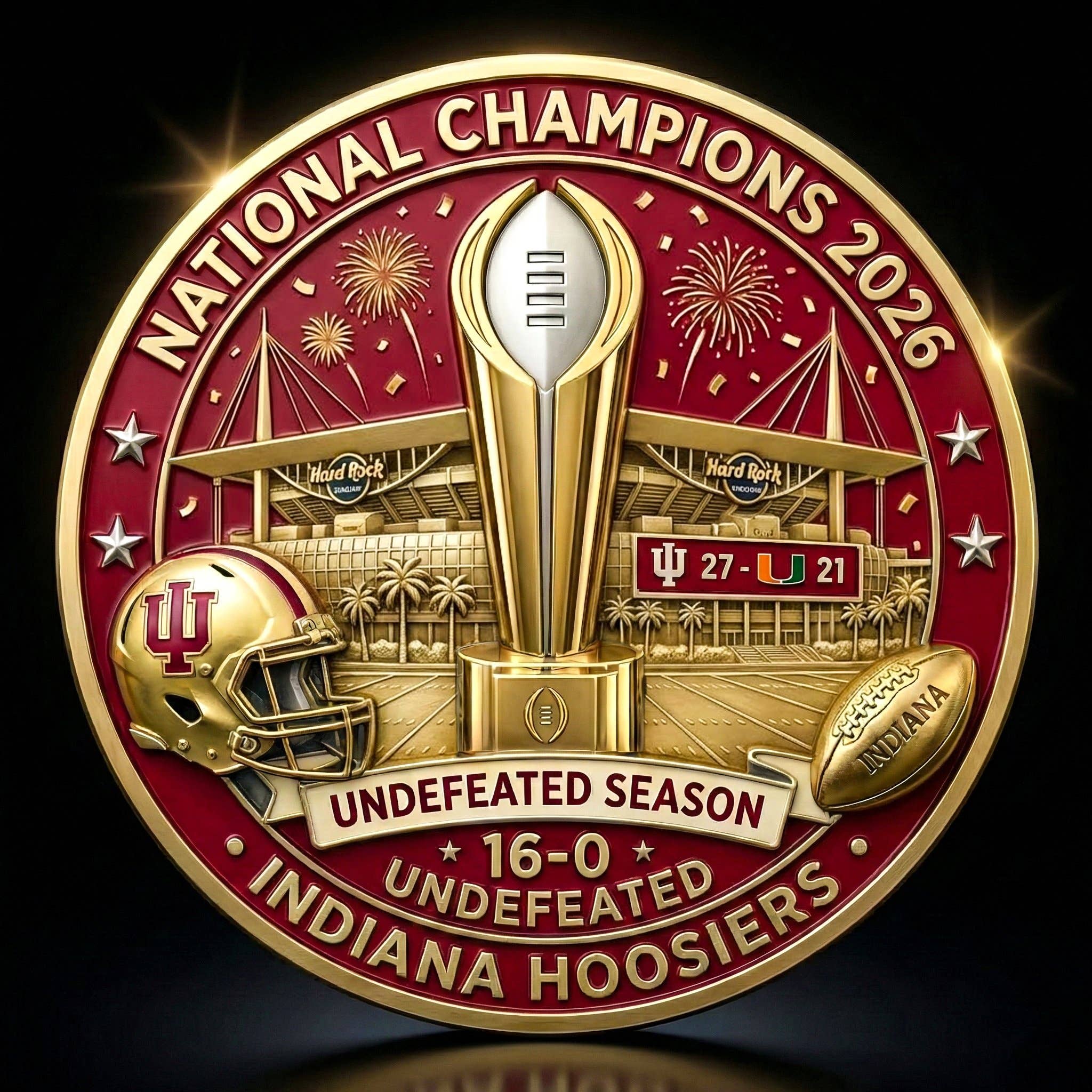 🔥Last Day Promo: 50% OFF! - Indiana Hoosiers 2026 National Champions Commemorative Coin
