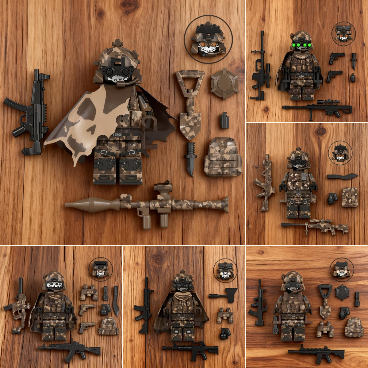 🗡️Elite Tactical Mini Soldier – Military Action Brick Figure Set