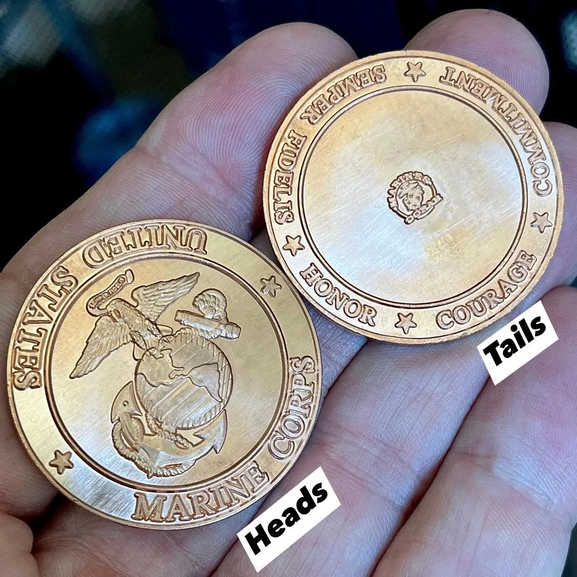 USMC Motorcycle Bell – Semper Fi!