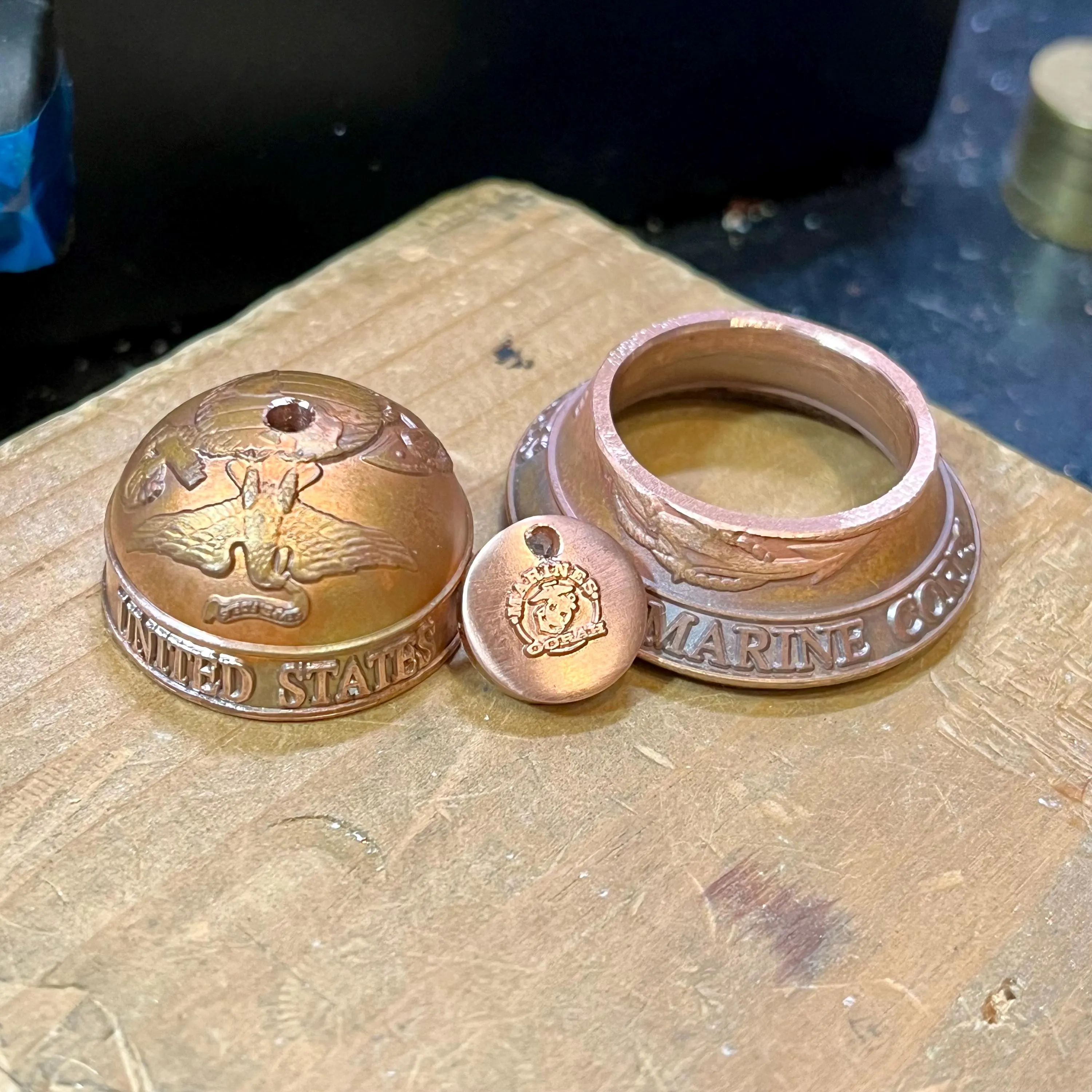 USMC Motorcycle Bell – Semper Fi!