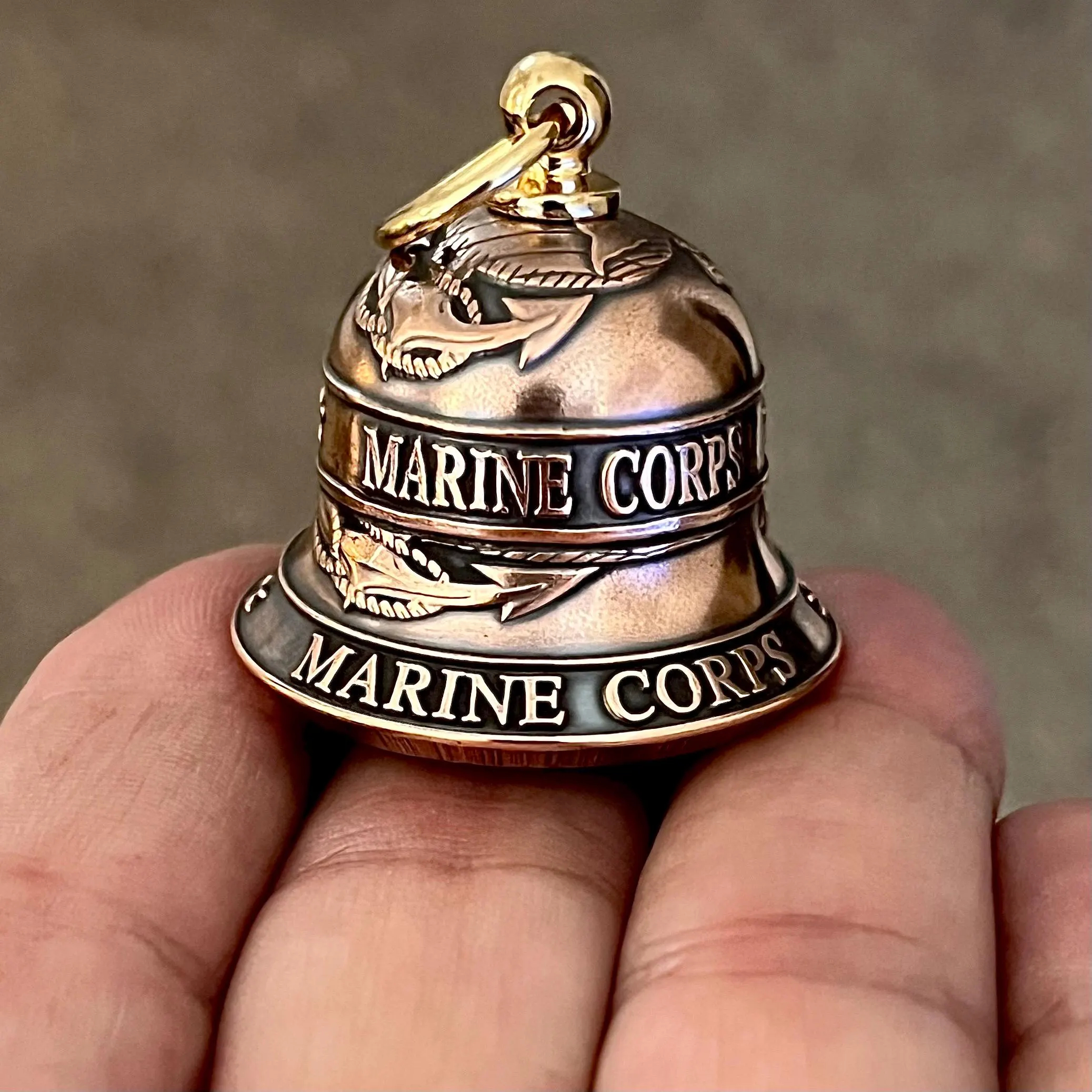 USMC Motorcycle Bell – Semper Fi!