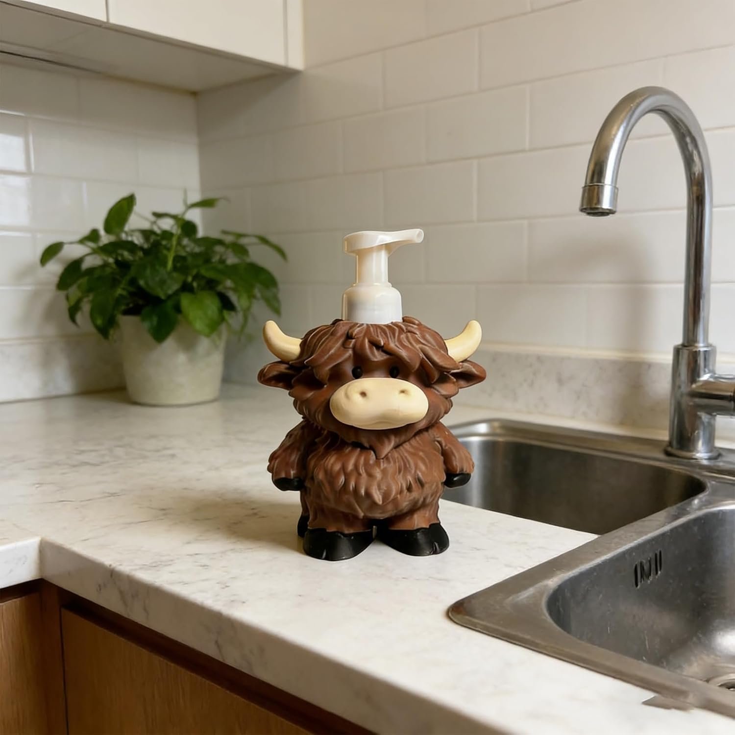 🦬Highland Cow Soap Dispenser Holder