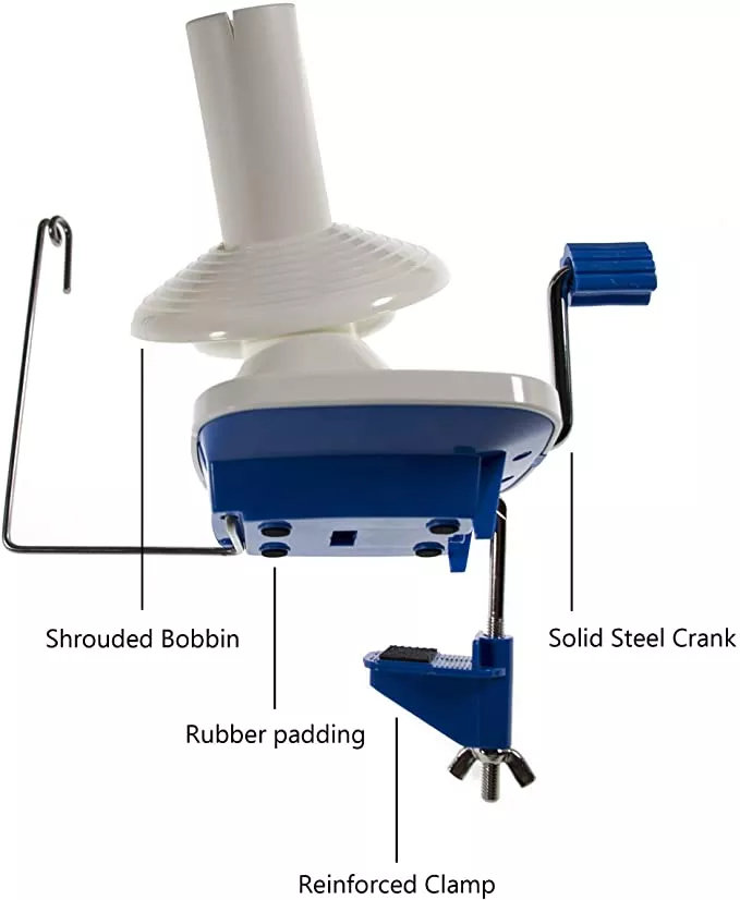 Yarn Ball Winder Hand Operated ,Easy to Set Up and Use