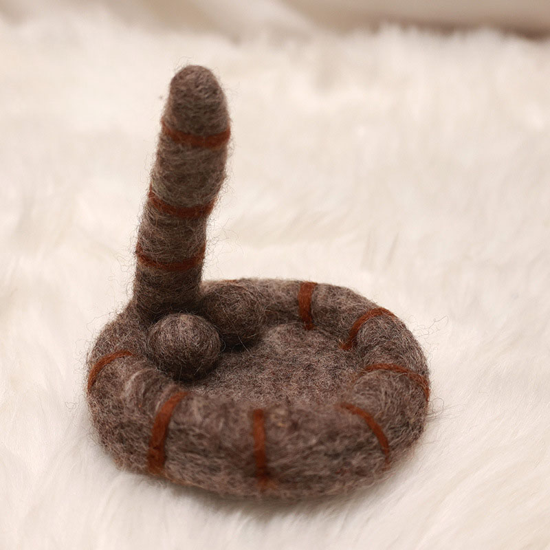 🐾 Cat Butt Felt Coaster - Impossible Not to Love❤️