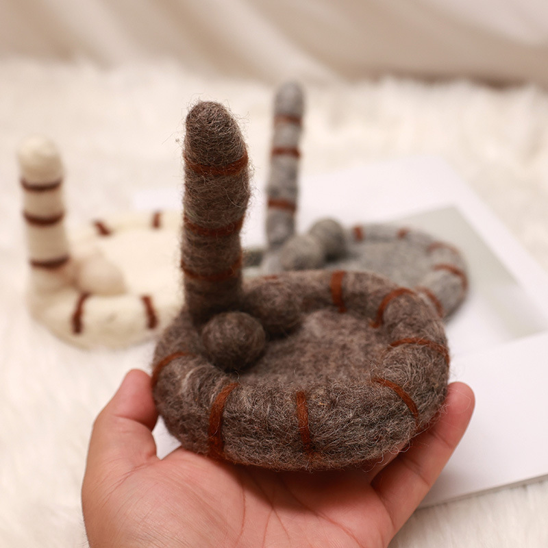 🐾 Cat Butt Felt Coaster - Impossible Not to Love❤️