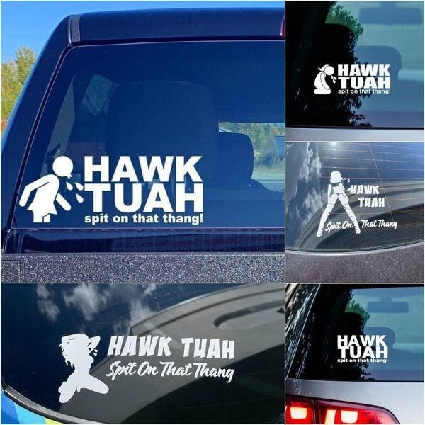 🤣Hawk Tuah Sticker | Spit on That Thang