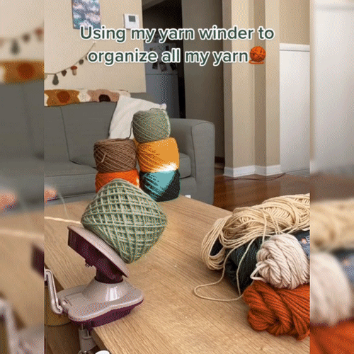 Yarn Ball Winder Hand Operated ,Easy to Set Up and Use