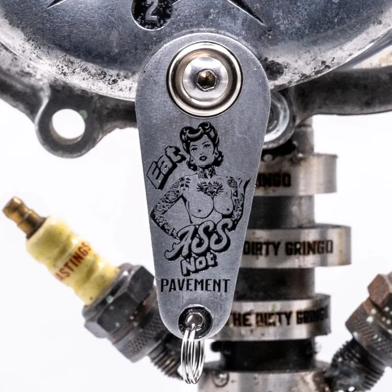Funny Motorcycle Gremlin Bell Hook