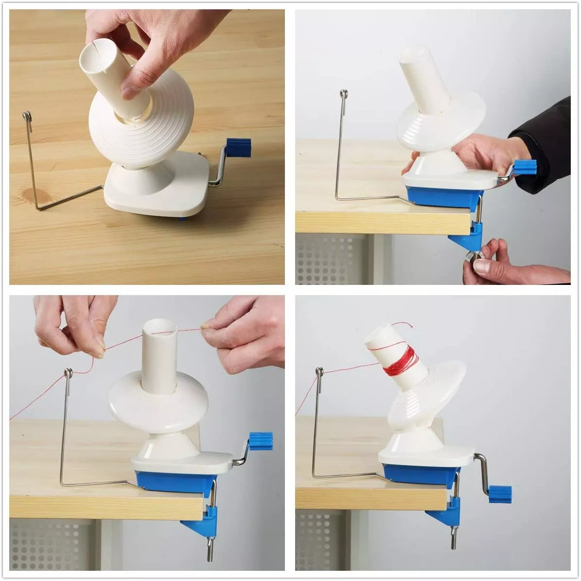 Yarn Ball Winder Hand Operated ,Easy to Set Up and Use