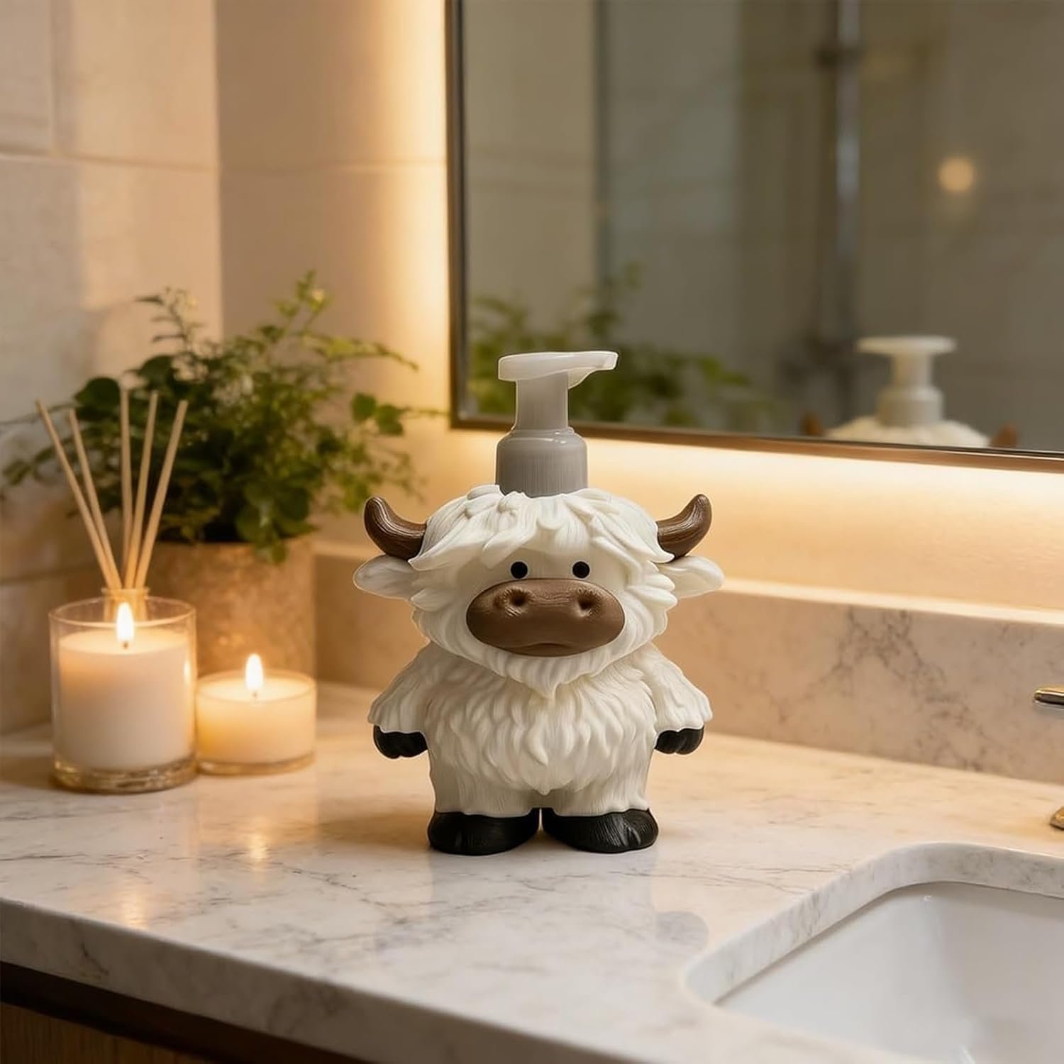 🦬Highland Cow Soap Dispenser Holder
