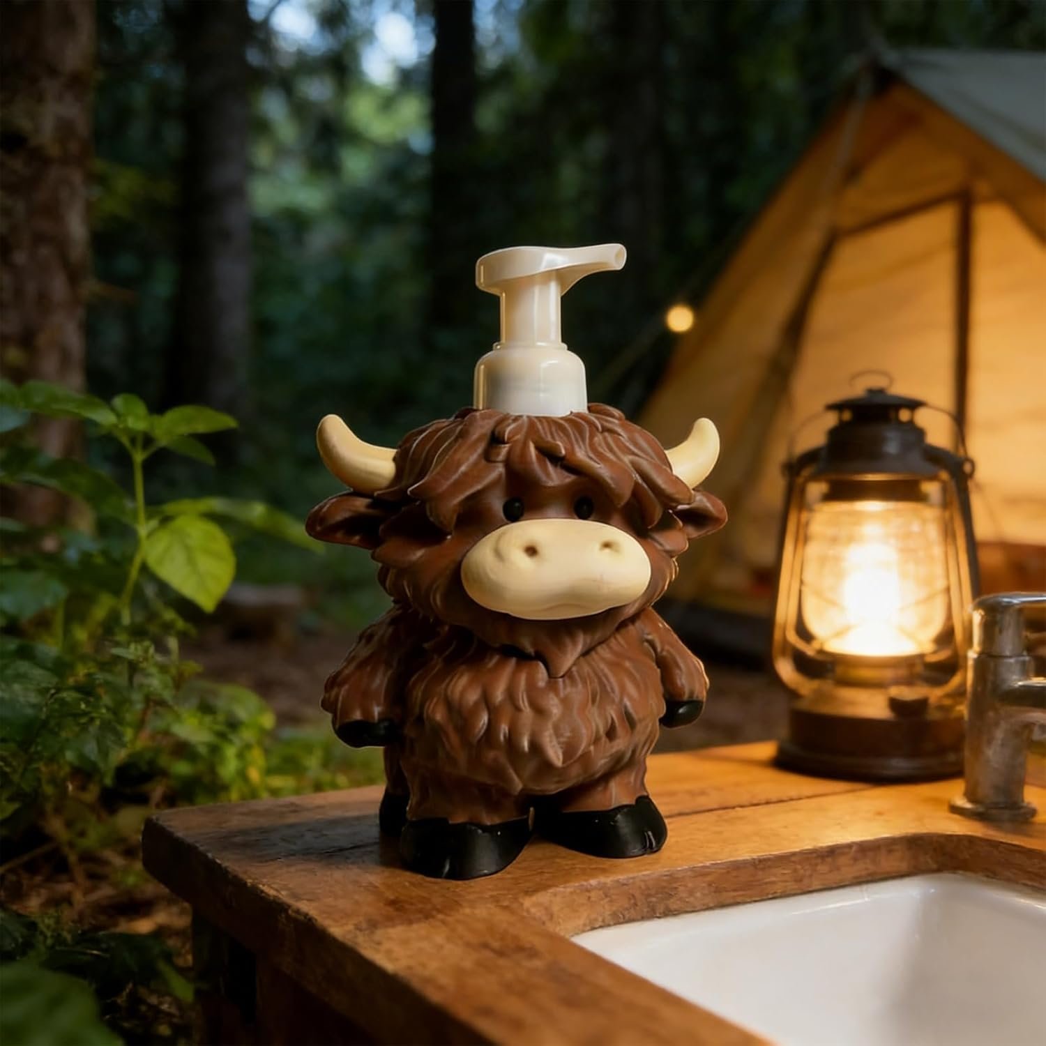 🦬Highland Cow Soap Dispenser Holder