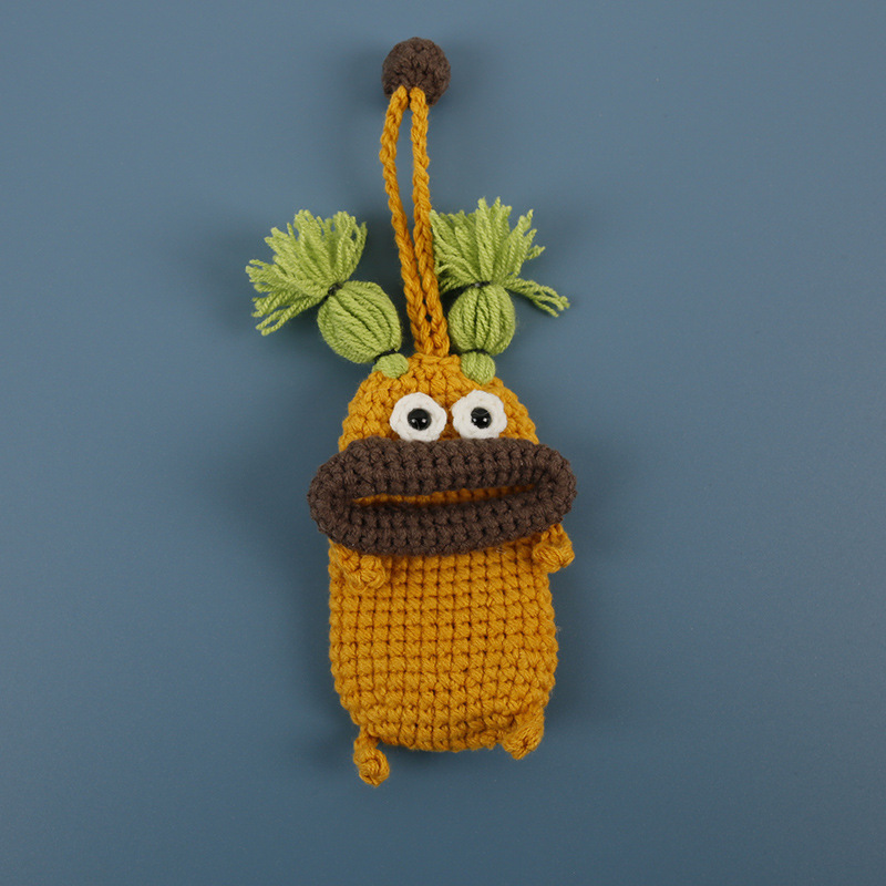 🌭 Sausage Mouth Crochet Key Cover