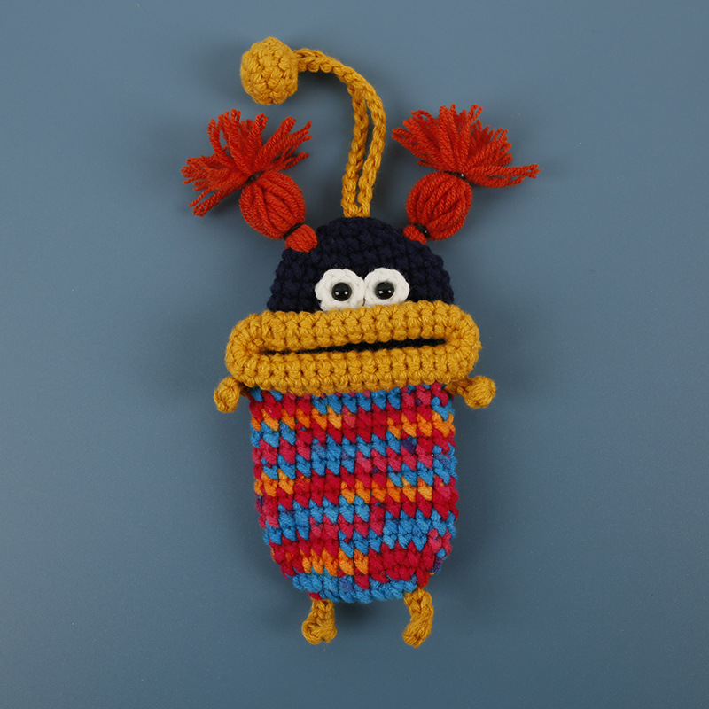 🌭 Sausage Mouth Crochet Key Cover
