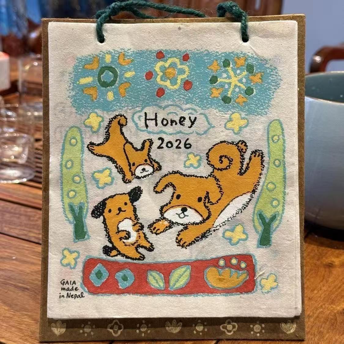 🗓️2026 Hand-Drawn Doodle Illustration Desk Calendar