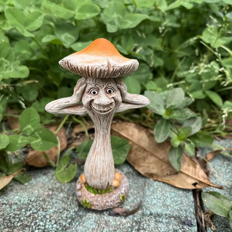 Whimsical Mushroom Trio - Add Some Fungi Fun to Your Garden!
