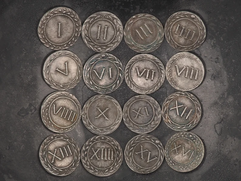 Ancient Roman Empire Spintria brothel admission badge