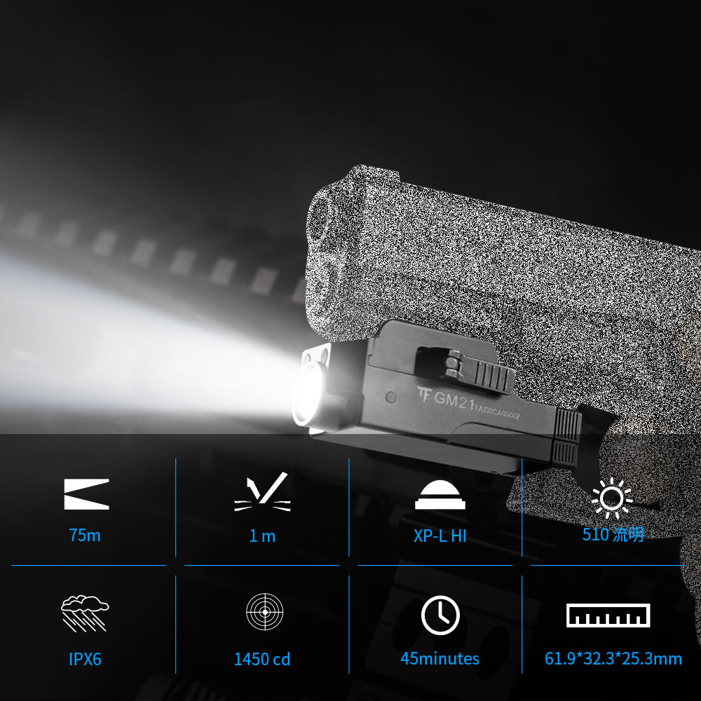 Linterna TrustFire GM21 de 510 lúmenes