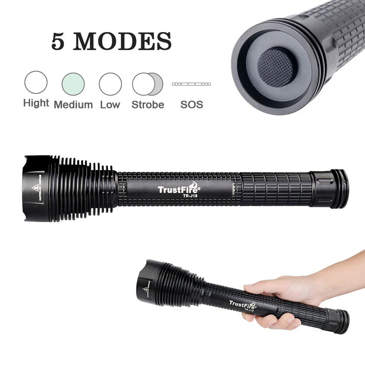 Powerful Tactical Flashlight 8000 Lumens