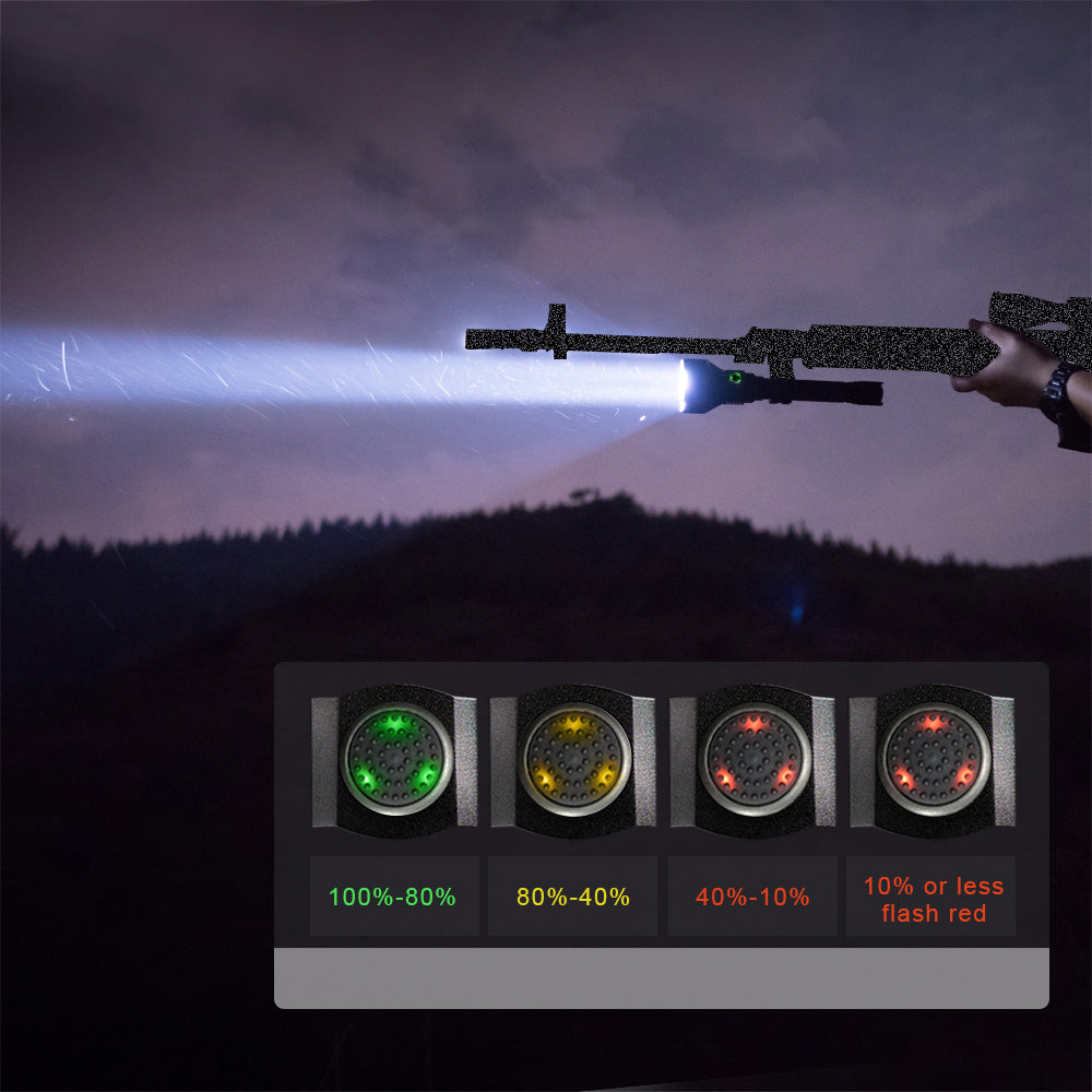 Linterna de caza TrustFire T70 de 2300 lúmenes