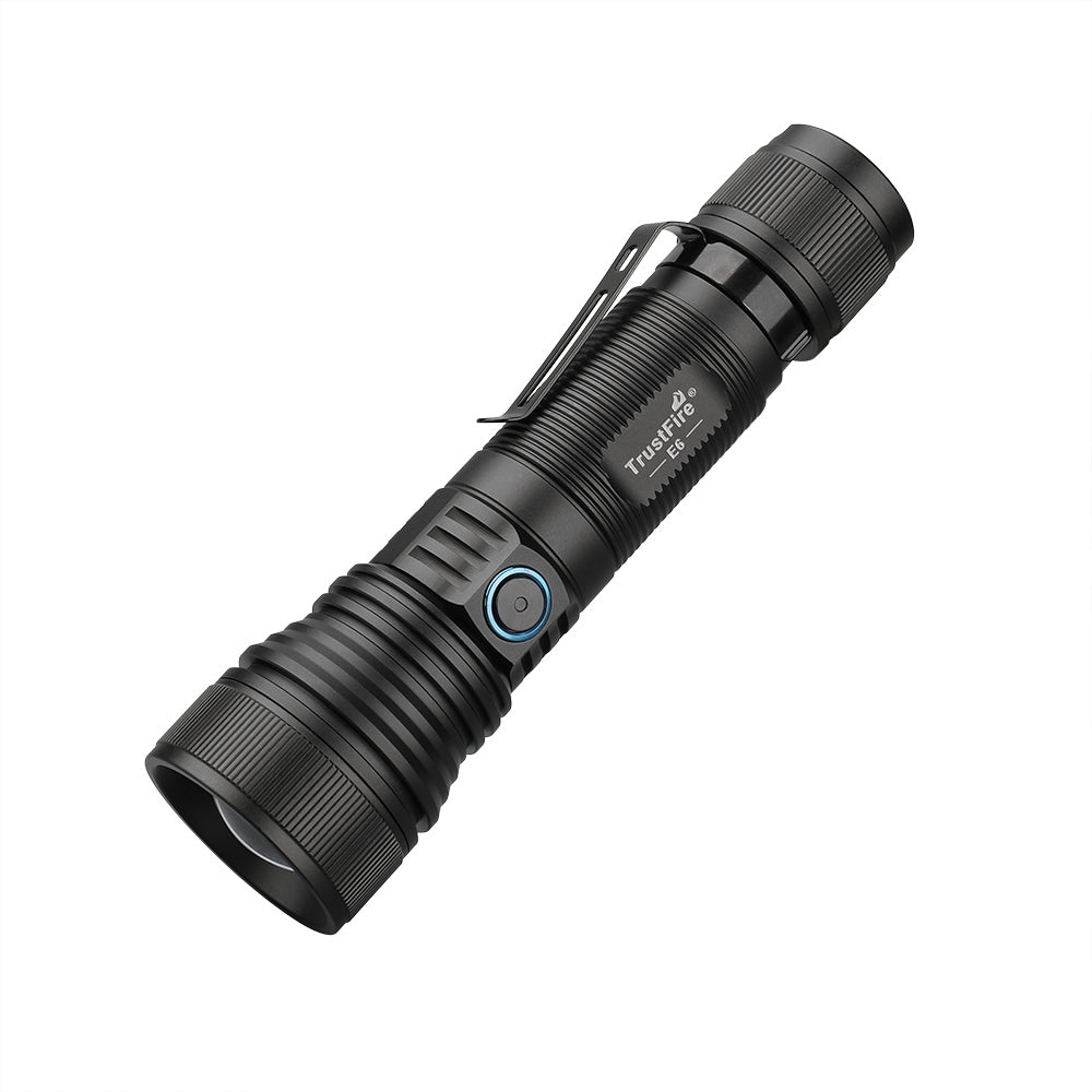 TrustFire E6 MAGNETIC ZOOM FLASHLIGHT 4000 MAH BATTERY 1500 Lumens