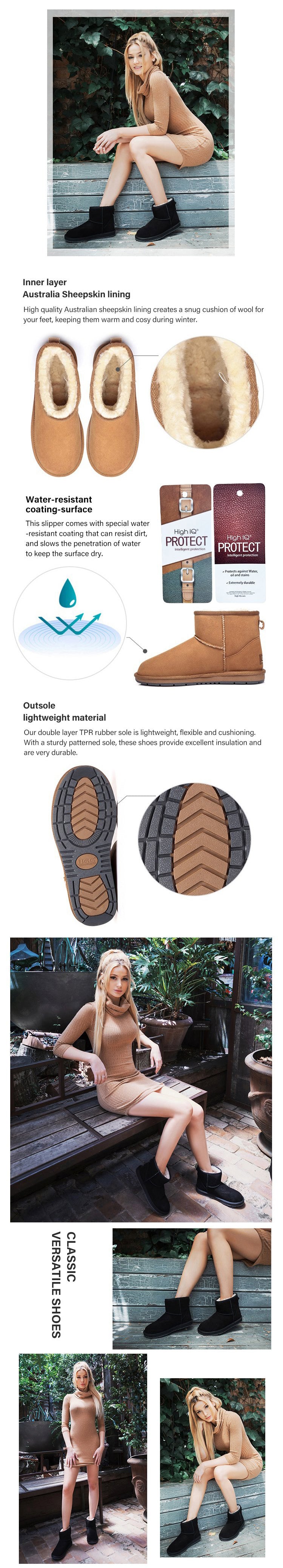 Botas UthtGG usadas por una modelo australiana
