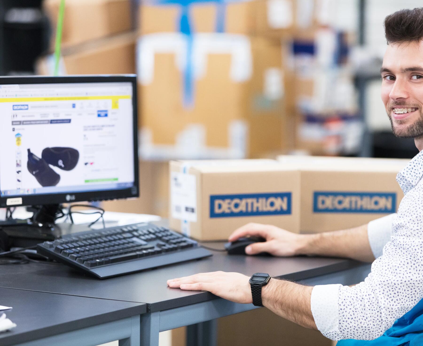 decathlon log&iacute;stica transporte productos