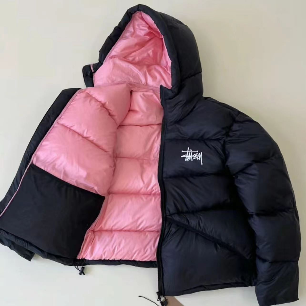 2024 Stussy 冬用暖かい防水ダックダウンジャケット