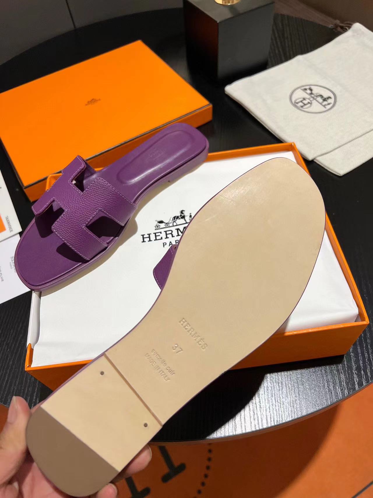 HERME5 上質本革スリッパ【50％割引+送料無料】