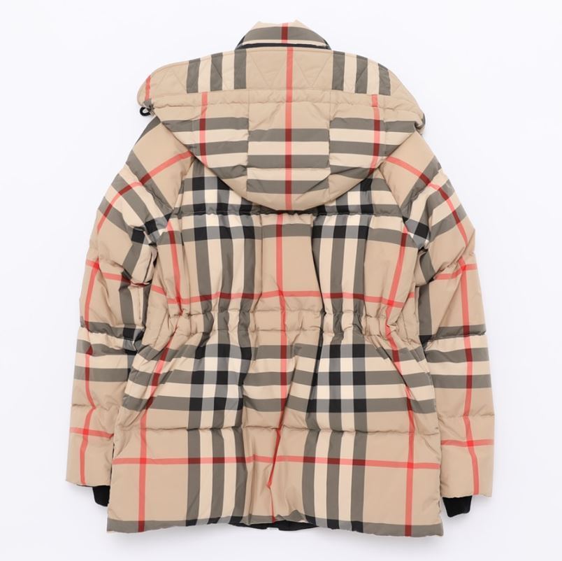 Burbthterry【セール】■国内発■チェックのダウンジャケット/DOWN JACKET