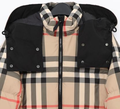Burbthterry【セール】■国内発■チェックのダウンジャケット/DOWN JACKET