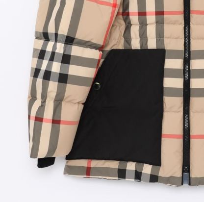 Burbthterry【セール】■国内発■チェックのダウンジャケット/DOWN JACKET