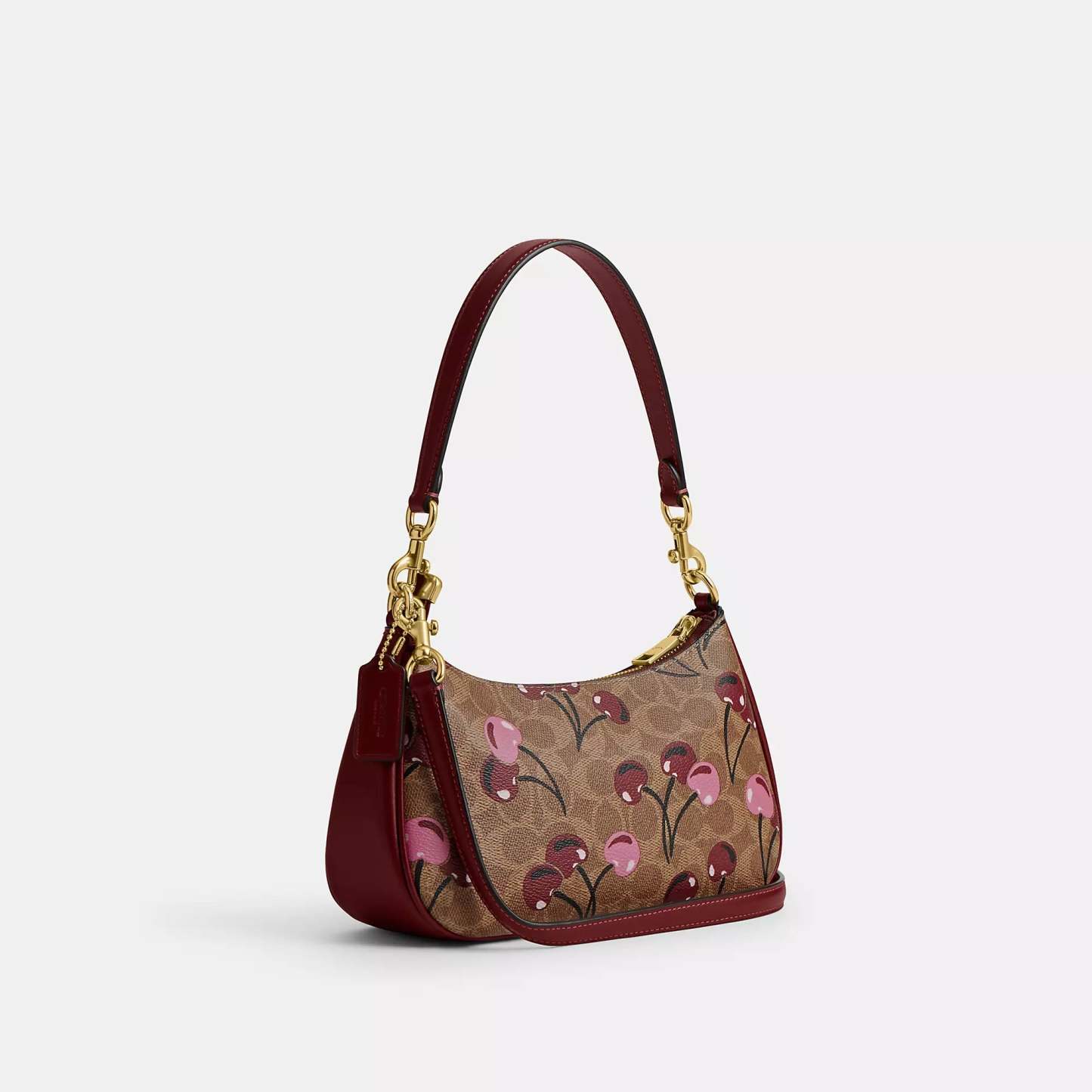 Coathtch Outlet Teri Shoulder Bag In Signature Canvas With Cherry Print