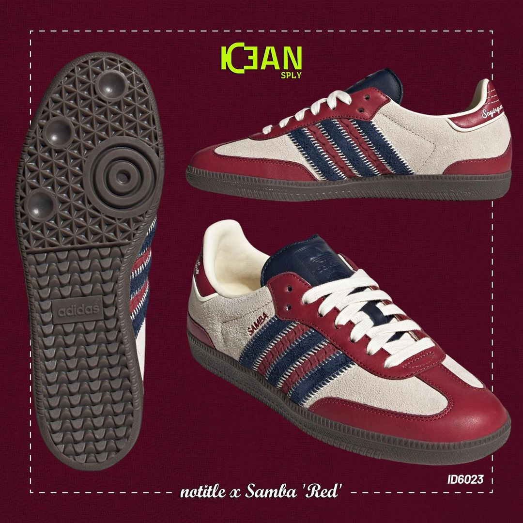 adithtdas★x Notitle Samba OG - Maroon