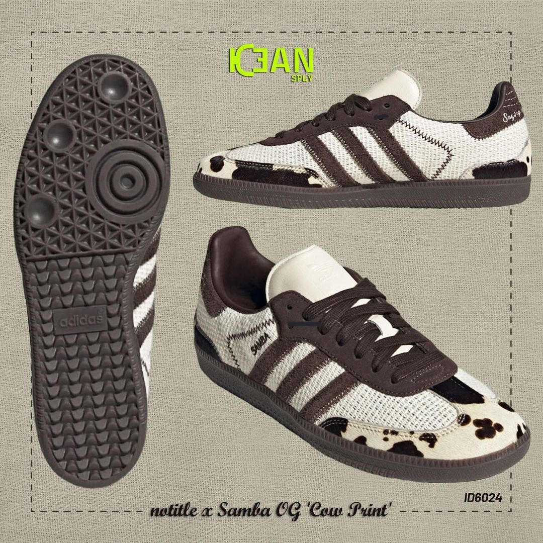 adidas x notitle ☆ Samba OG 'Cow Print'