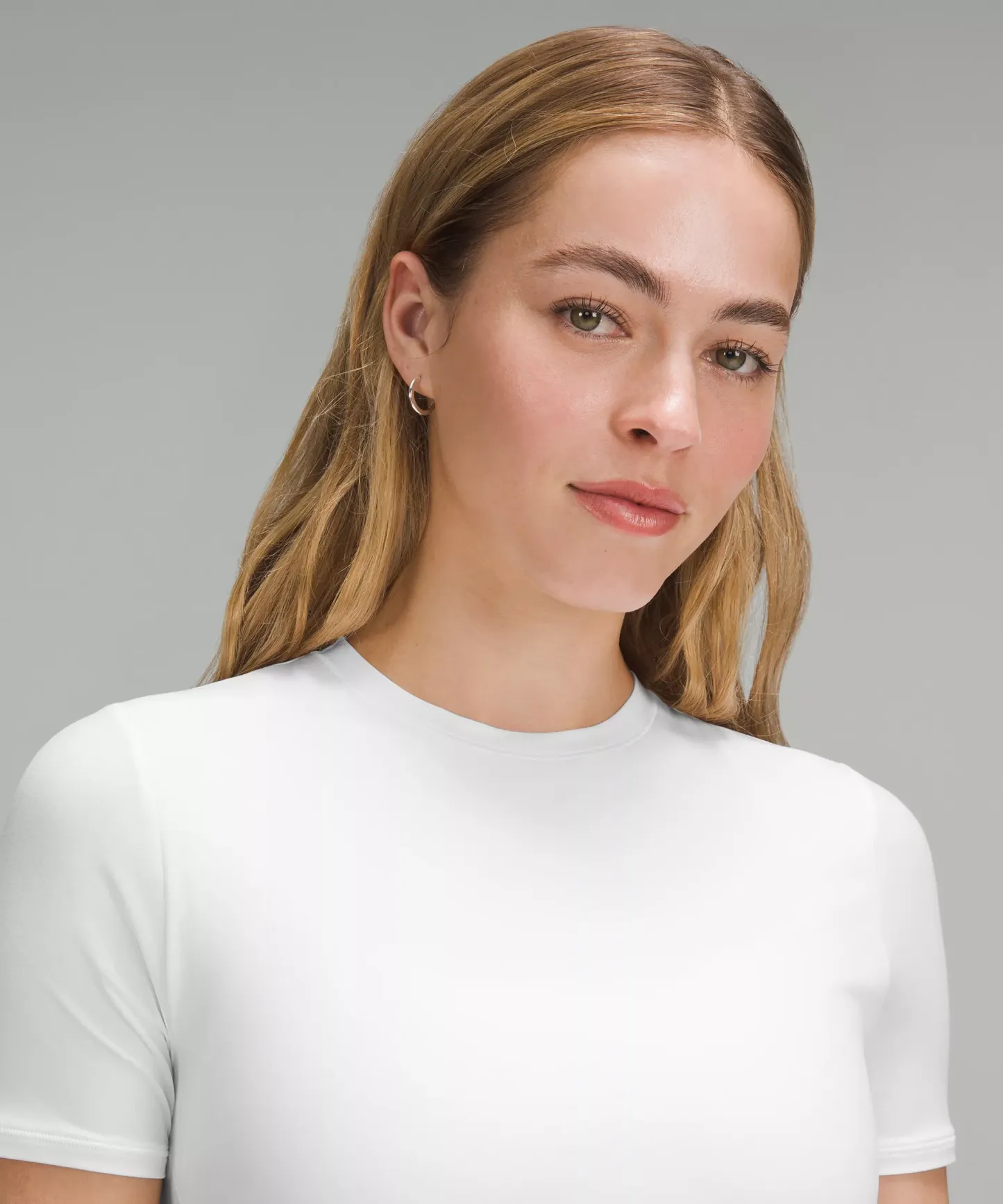 Wundermost Ultra-Soft Nulu Hip-Length Crew Short-Sleeve Shirt